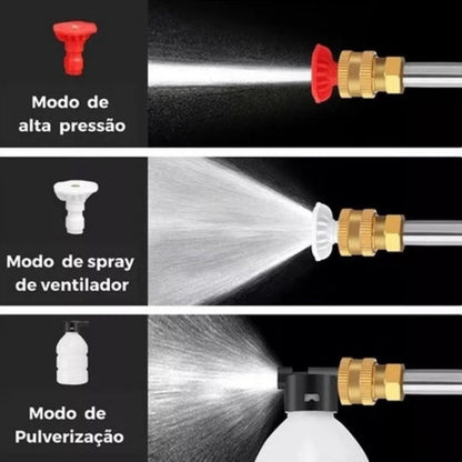 Lavadora de Alta Presión Portátil Con 2 Baterias - JetMaster