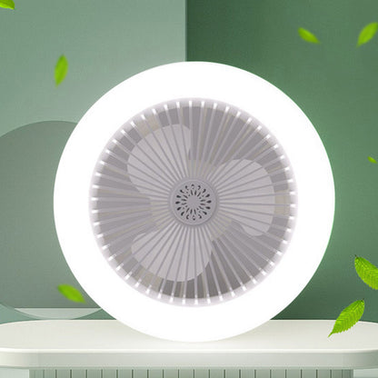 VENTILADOR DE TECHO CON LUZ Y CONTROL, ROTACIÓN DE 360 °