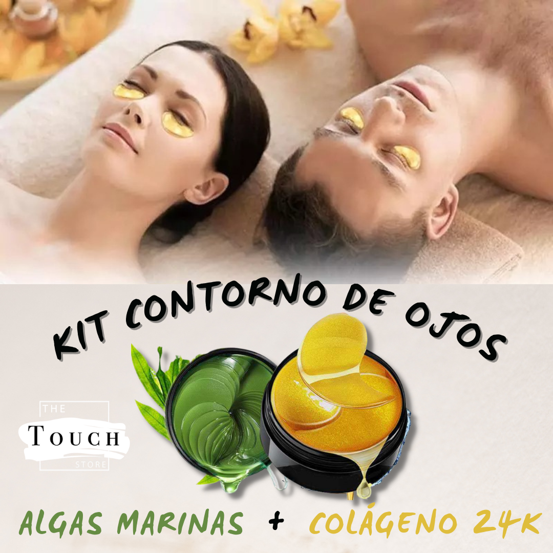 KIT CONTORNO DE OJOS 👀 COLAGENO 24K & ALGAS MARINAS 🍃