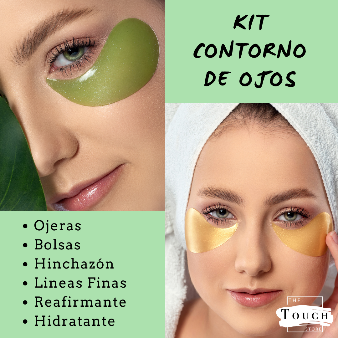 KIT CONTORNO DE OJOS 👀 COLAGENO 24K & ALGAS MARINAS 🍃