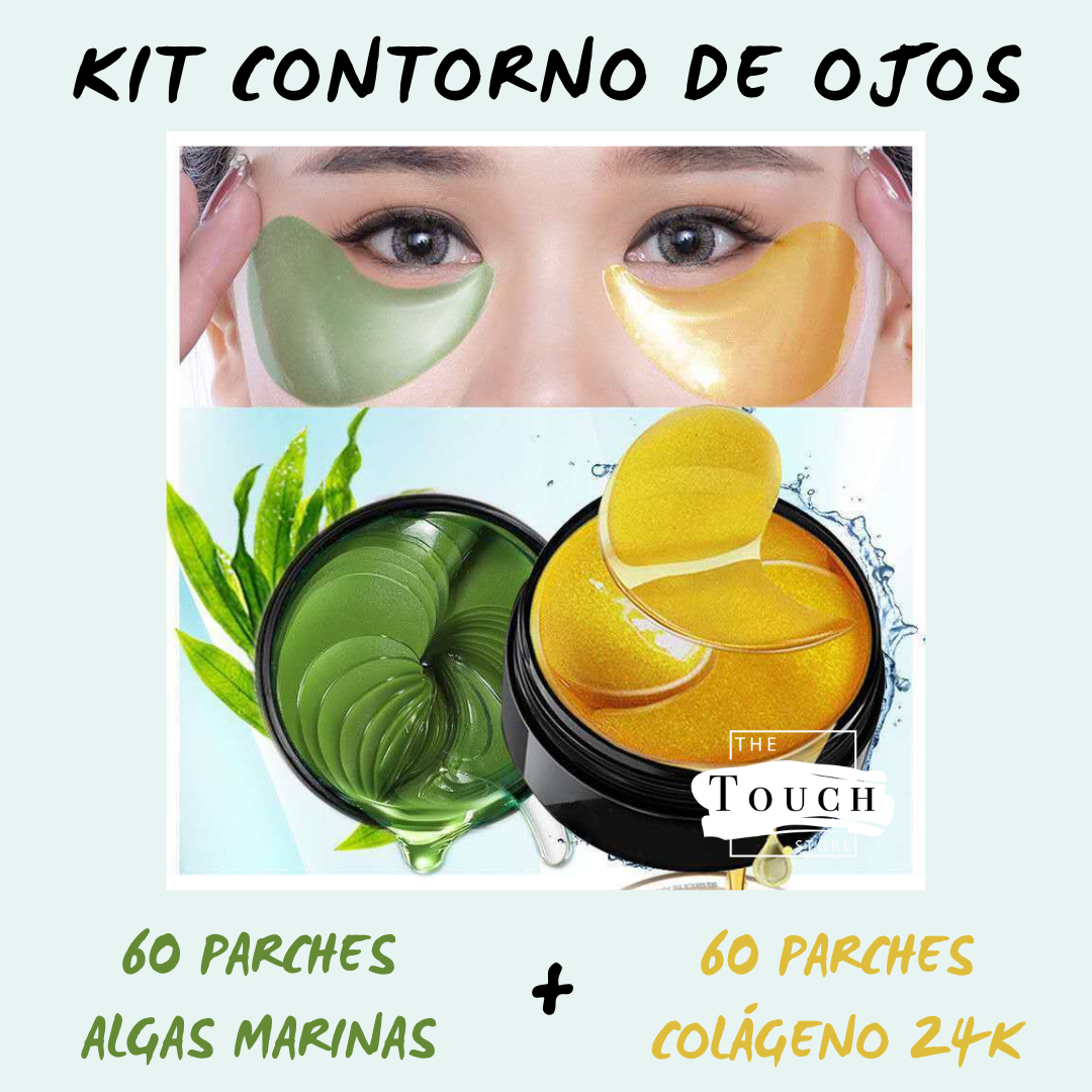 KIT CONTORNO DE OJOS 👀 COLAGENO 24K & ALGAS MARINAS 🍃